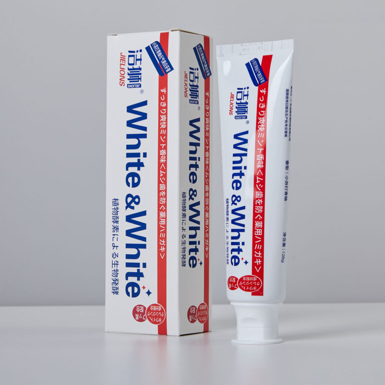 Jielions Japanese White&White Baking Soda Enzyme Whitening Toothpaste, High-Purity Soda Micro-Particles Weak Acid Foam, Pomelo Cool Mint Remove Tea & Tobacco Stains Anti-Cavity Gum Brightening Toothpaste