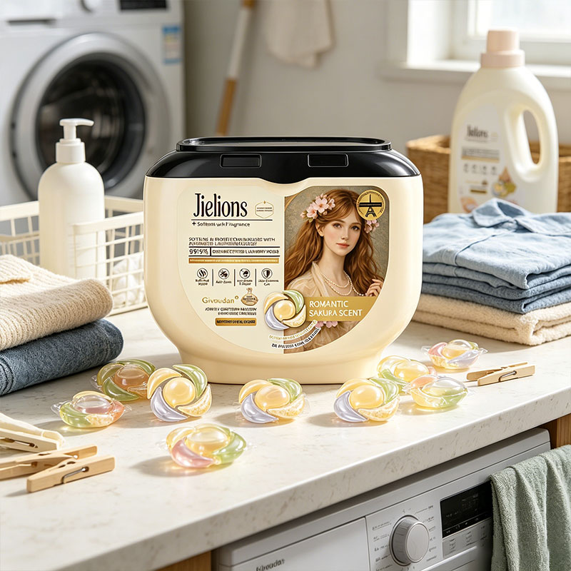 European Style Laundry Pods, Anti-Bacterial & Anti-Mite, Long-Lasting Fragrance