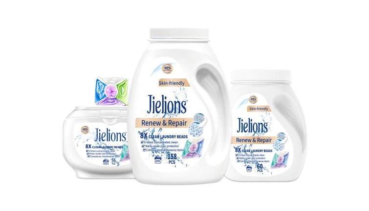8x Concentrated Cleaning Ocean Jasmine Fragrance Laundry Pods