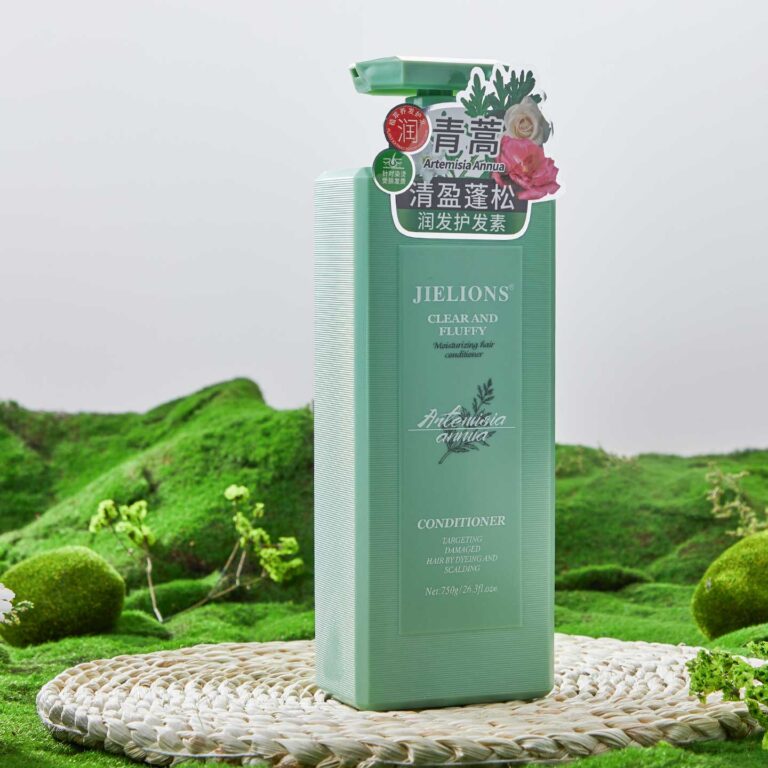Jielions Artemisia Annua Moisturizing Hair Conditioner 750g Pump Bottle, Clear Fluffy Repair Damaged Hair From Dyeing & Scalding Herbal Extract Hair Care
