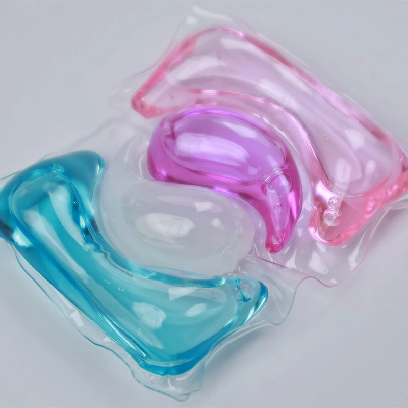 Four chamber laundry pods