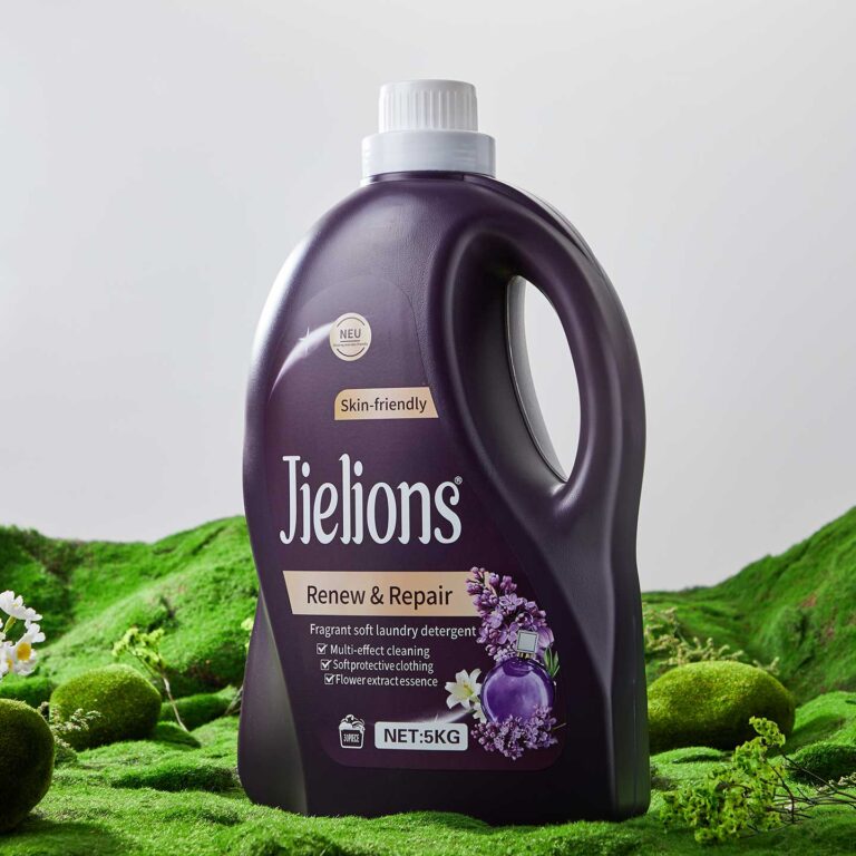 Jielions Lavender Flower Extract Renew & Repair Laundry Detergent 5KG Handheld Jug, Skin-Friendly Multi-Effect Deep Clean Soft Anti-Fade Flower Scent Household Laundry Liquid