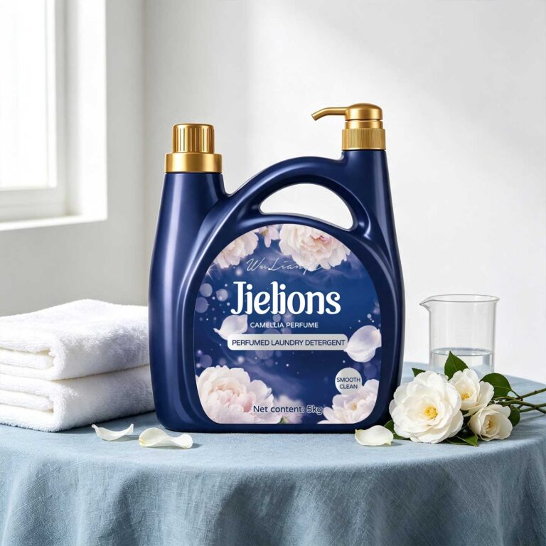 Jielions Camellia Perfumed Laundry Detergent, Deep Clean, No Phosphorus & Fluorescent Agent